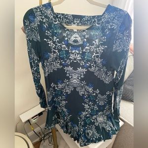 Free People open back dress